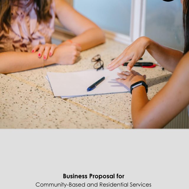 Business Proposal Template for Community-Based and Residential Services For Youth involved in Juvenile Justice System