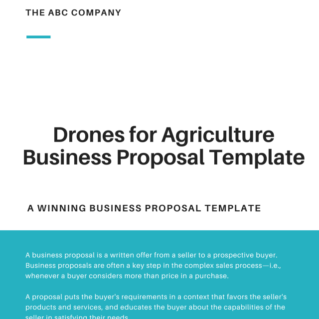 Drones for Agriculture