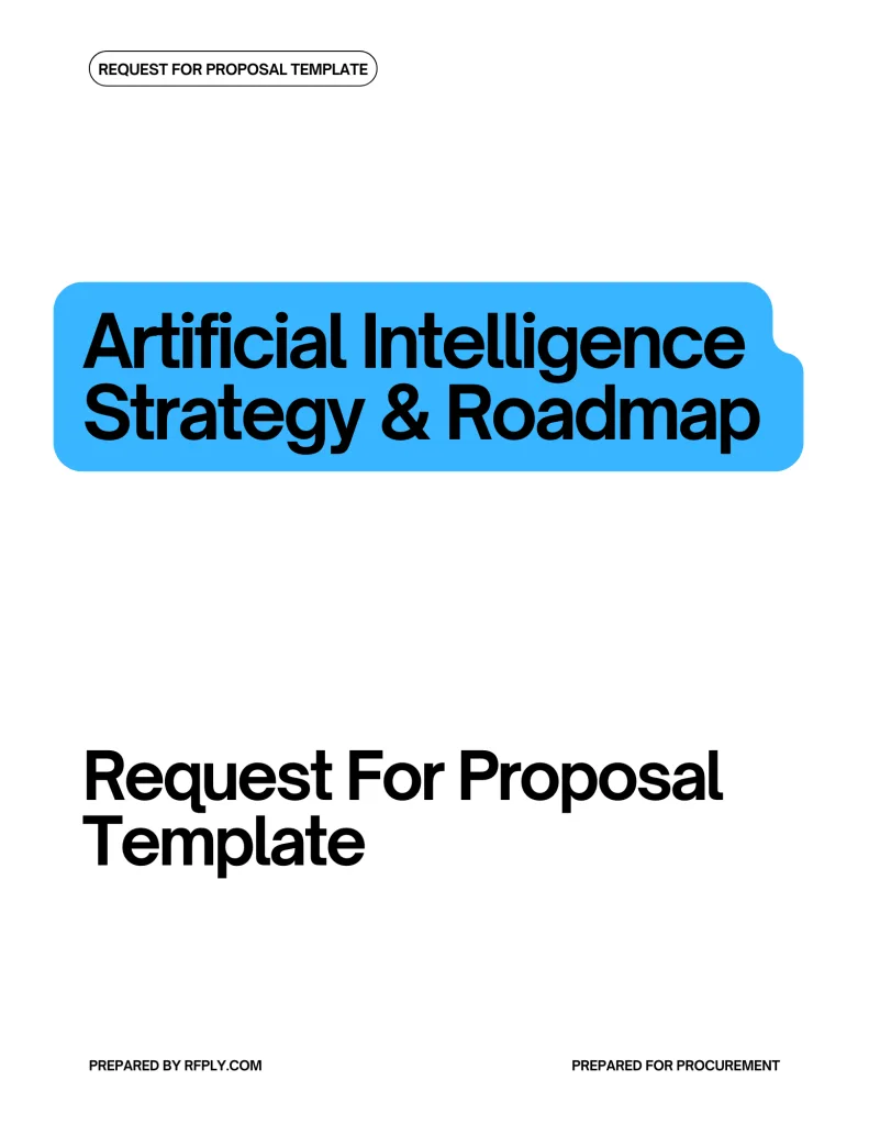 Artificial Intelligence Strategy and Roadmap - RFP Template - RFPs.ca ...